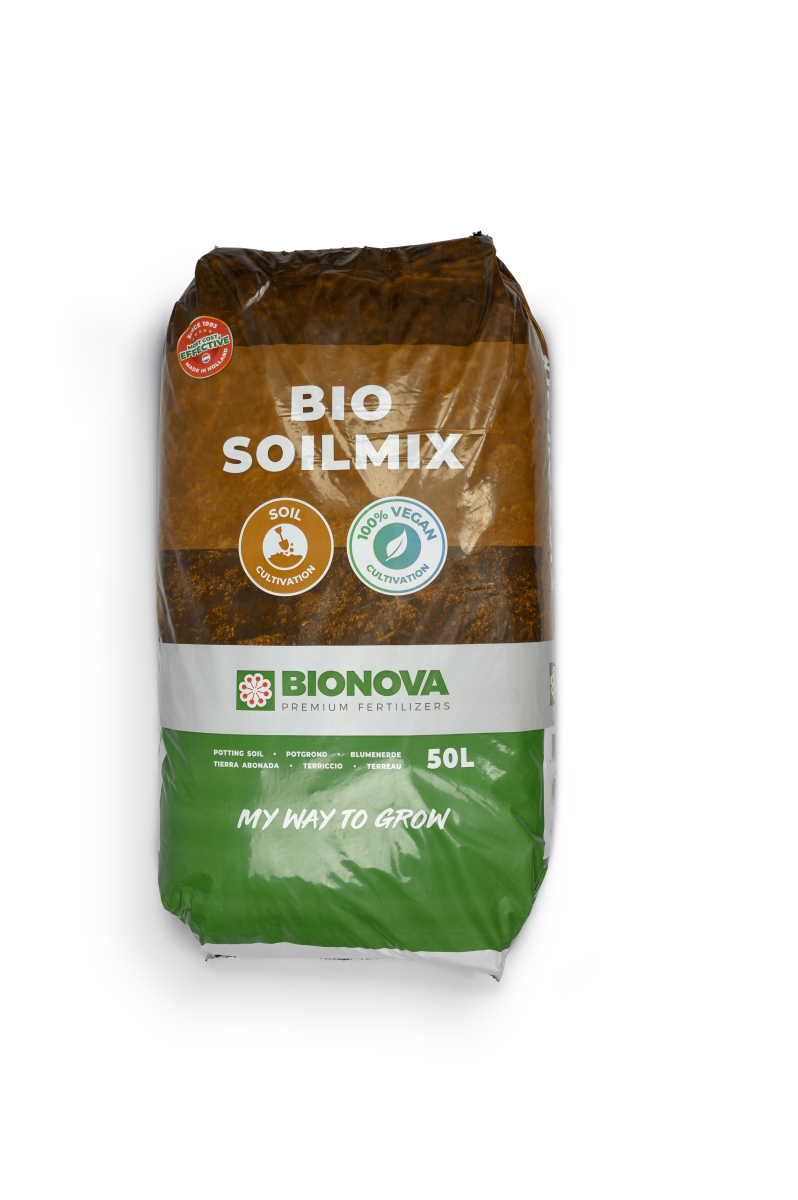 Sustrato bio soil vegan light mix premium 50 l bionova