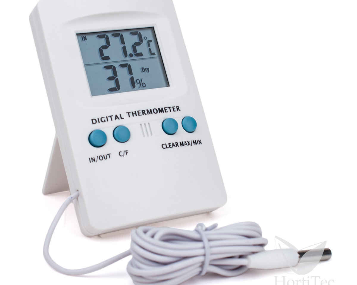 Termohigrometro con sonda vanguard hydroponics