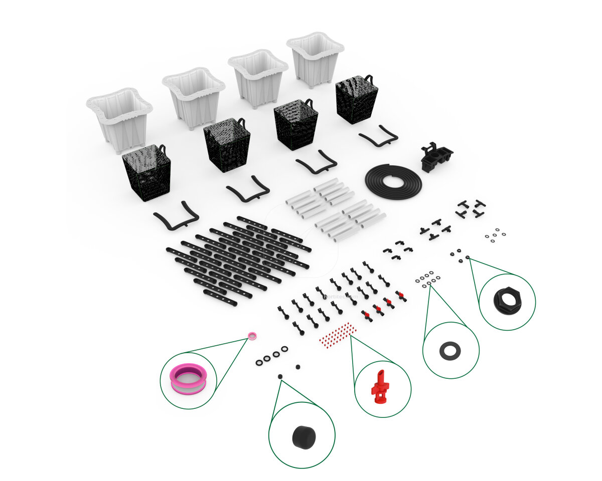 Kit medical 4 planter 10 gal 37.85 l the bucket company