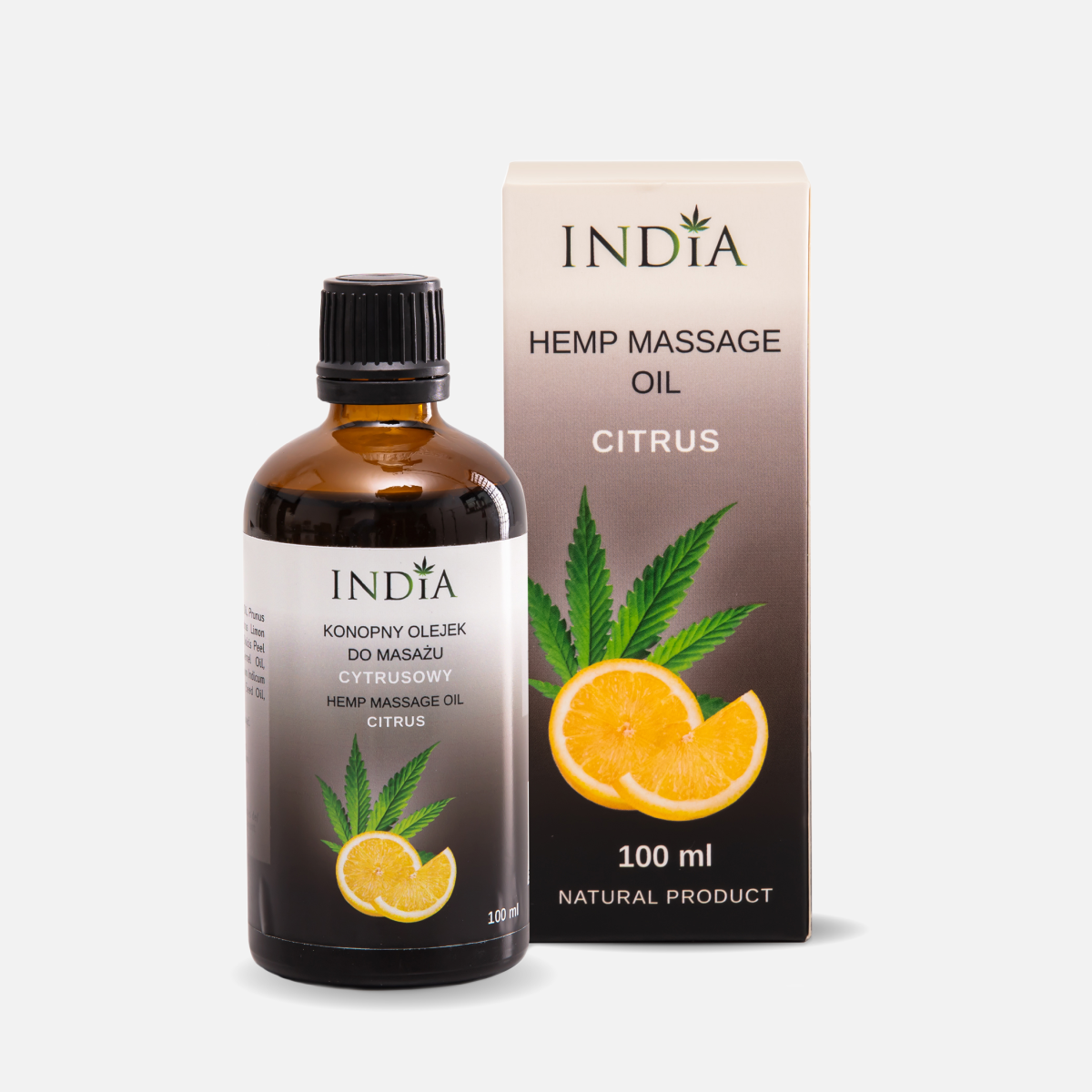 Aceite de masaje de cítricos oil 100 ml india