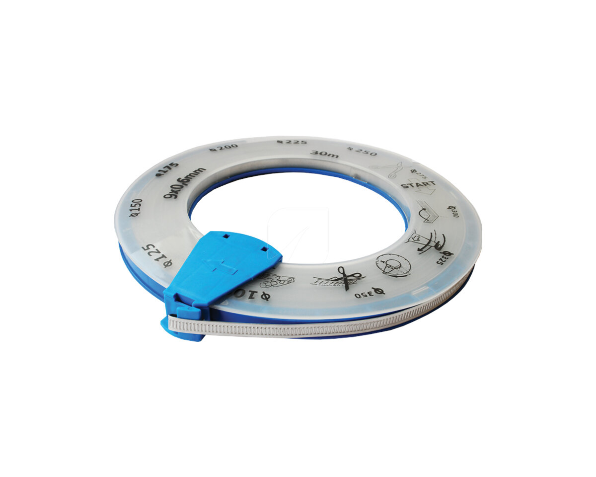 Abrazadera cbr3000 30 m x 9 mm x 0.8 mm blauberg