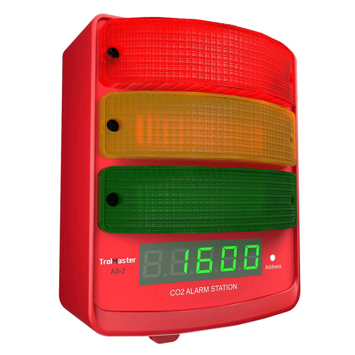 Estación de alarma de co2 con pantalla led (as-2) trolmaster