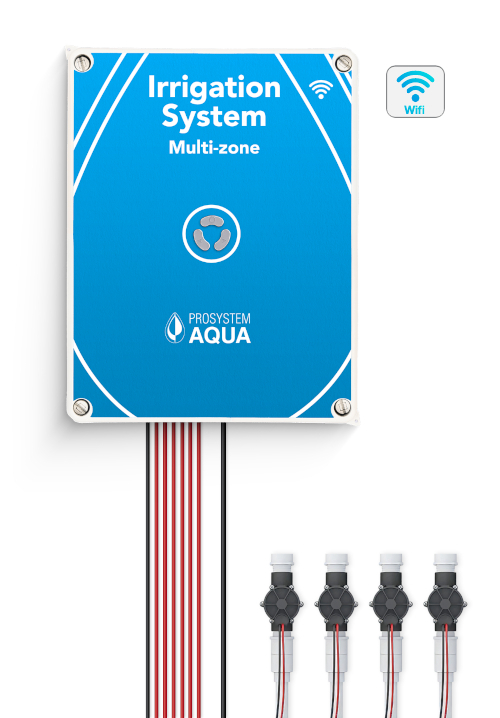 Sistema de riego 8 zonas con wifi prosystem aqua