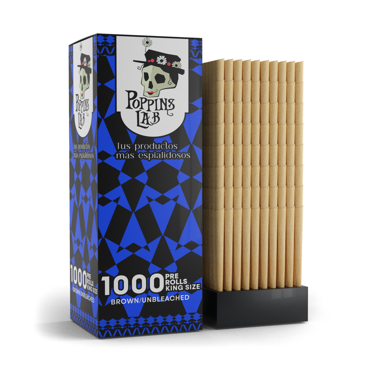 Conos ks marrón/sin blanquear (6 uds) poppins lab