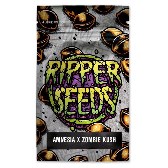 Amnesia x zombie kush (3) ripper seeds