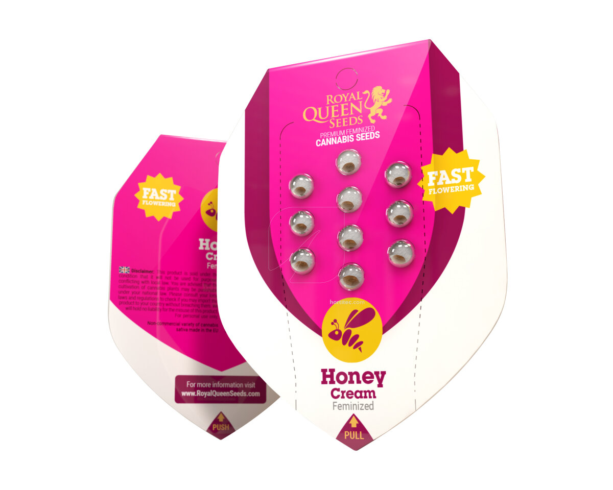 Honey cream (1) fast flowering royal queen seeds