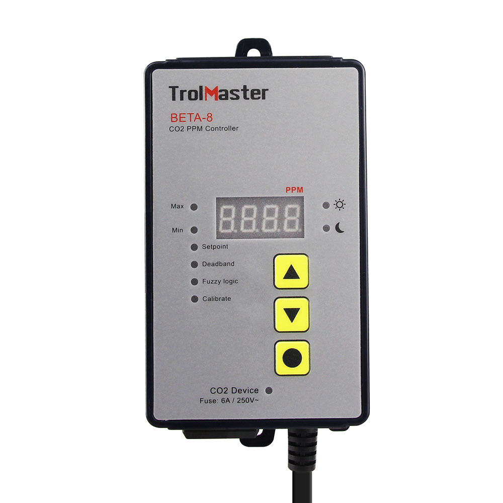 Controlador digital co2 ppm para regulador y generador trolmaster