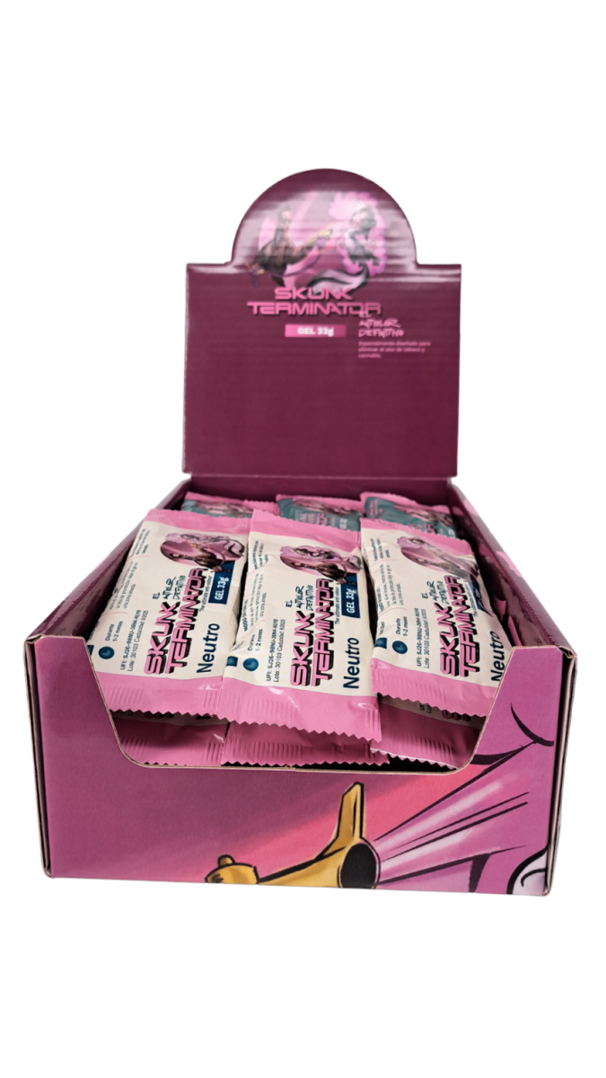 Expositor skunk terminator neutro/ eucalipto 33 g (24 uds)